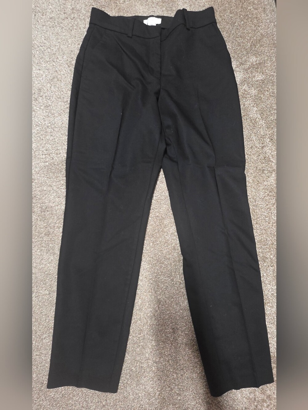 H&M Black Cropped Tailored Ankle Pants